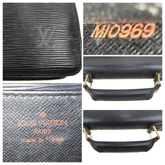 Louis Vuitton  Serviette Conseiller M54422 Black Epi Leather Briefcase 11583 - Picture 12 of 12
